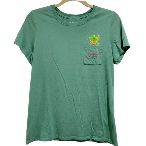 Harry Potter Mandrake Green Pocket Tee Short Sleeve Box Lunch Women’s M - Picture 2 of 7